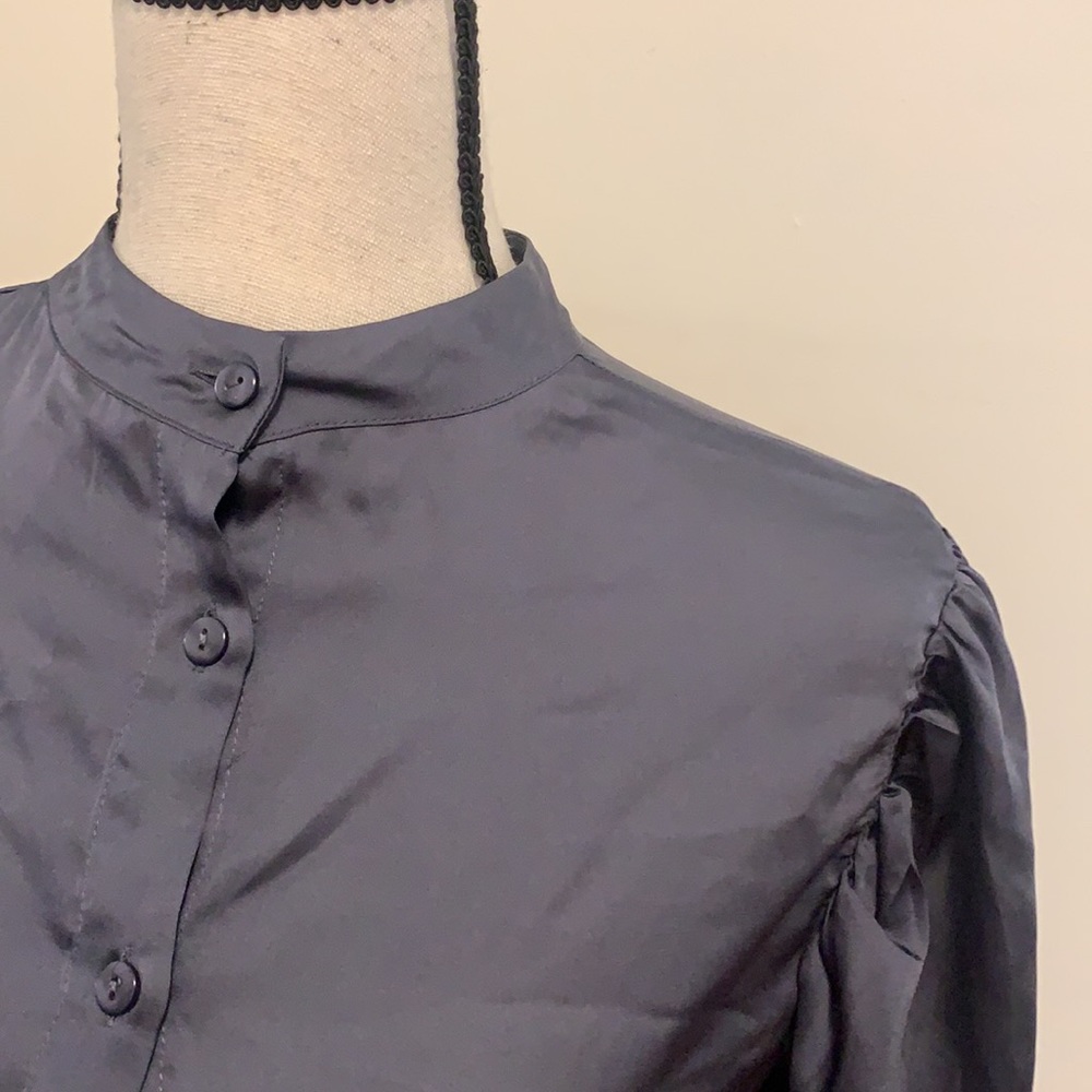 Satin button up - Picture 2 of 5